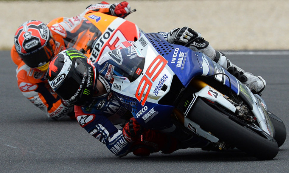 Jorge Lorenzo ir Marco Marquezo