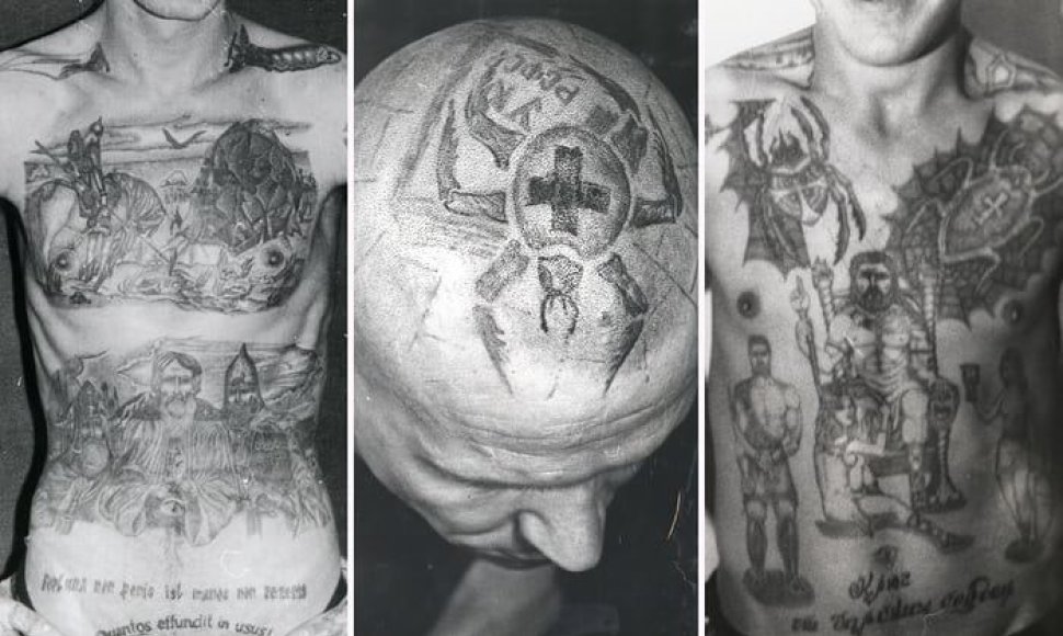 Rusijos nusikaltėlių koduotos tatuiruotės