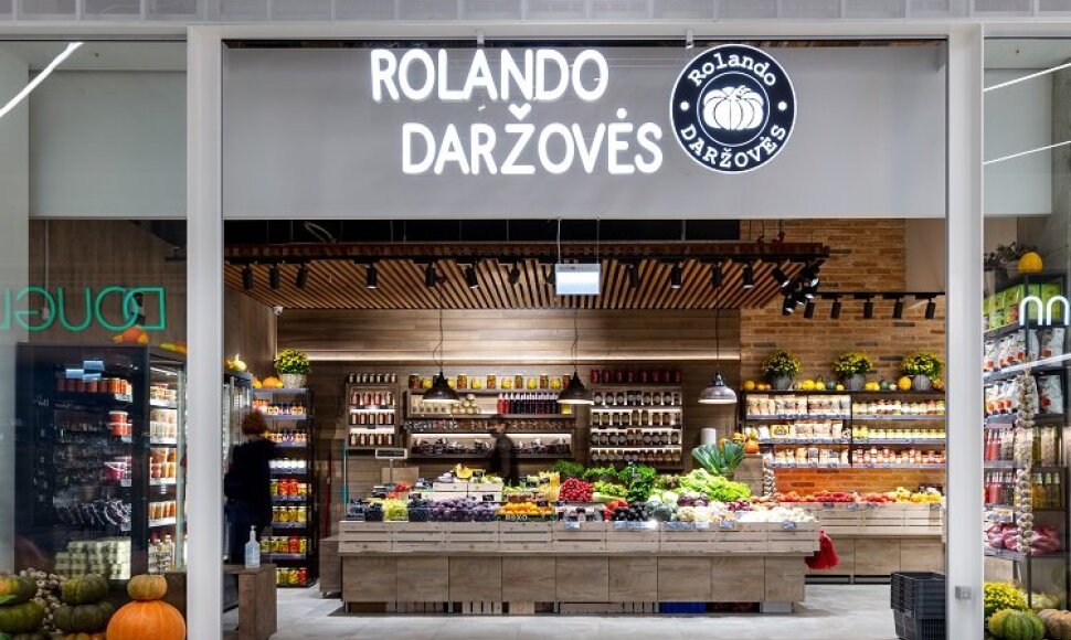 &bdquo;Vilnius Outlet&ldquo; įsikūrusios &bdquo;Rolando daržovės&ldquo;: kaimi&scaron;kos gėrybės, turgaus dvasia ir noras kurti apsipirkimo džiaugsmą 