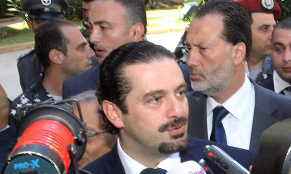 Libano ekspremjeras Saadas Hariri 