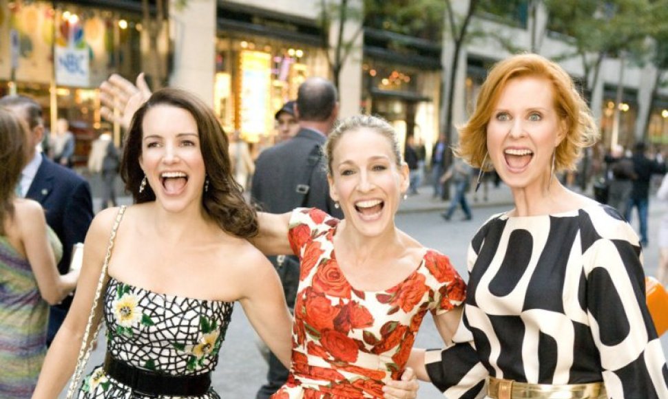 Kristin Davis, Sarah Jessica Parker ir Cynthia Nixon filme „Seksas ir miestas“