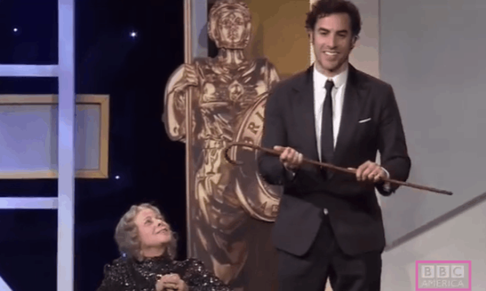 Sacha Baronas Cohenas BAFTA apdovanojimuose