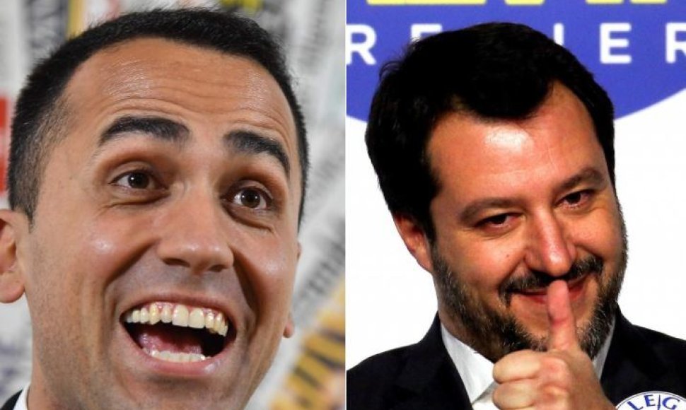 Luigi Di Maio ir Matteo Salvini