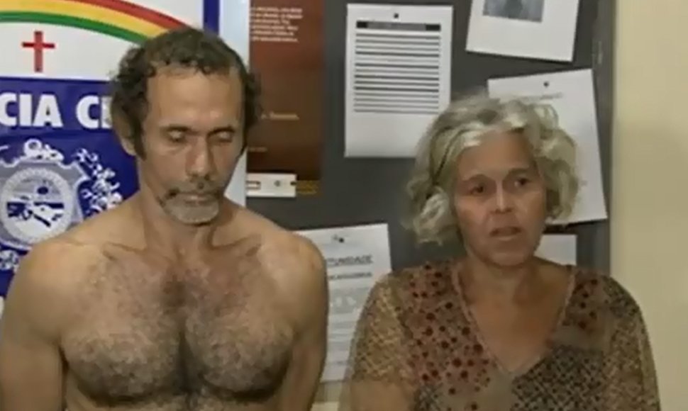 Brazilijoje suimti kanibalai Jorge'as Beltrao Negromonte ir Elizabeth Pires da Silveira 