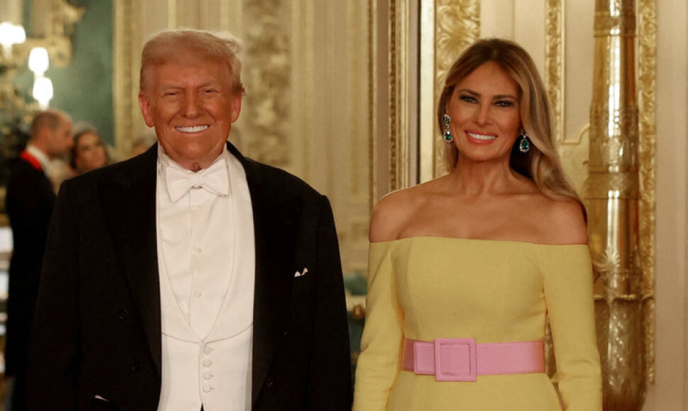 Donaldas Trumpas ir Melania Trump