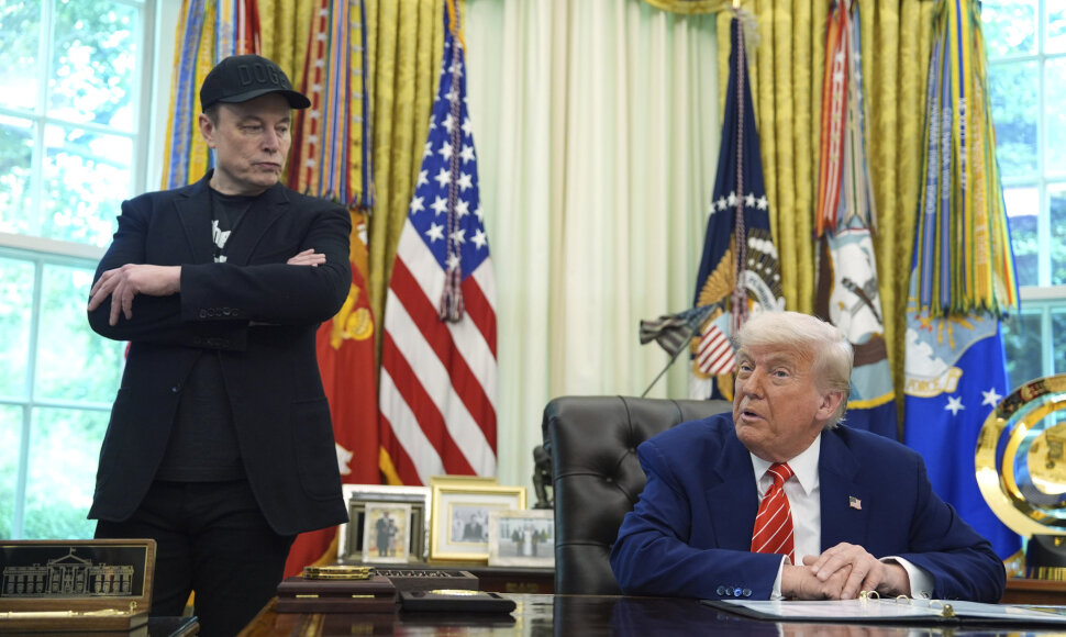 Elonas Muskas ir Donaldas Trumpas