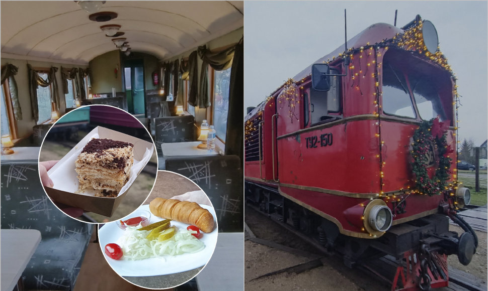 Skonių kelionė istoriniu traukiniu: nuo legendinio Panevėžio kepsnio iki J.Miltinio iš Paryžiaus parvežto deserto