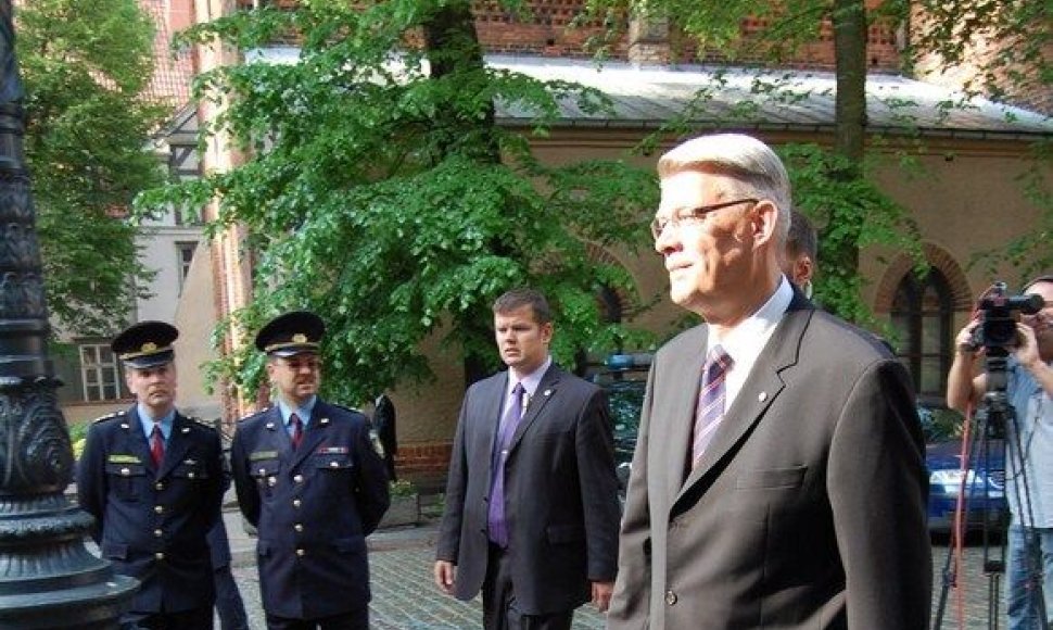 Latvijos prezidentas Valdis Zatleras