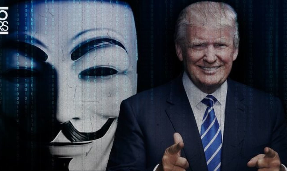 „Anonymous“ paskelbė totalinį karą Donaldui Trumpui