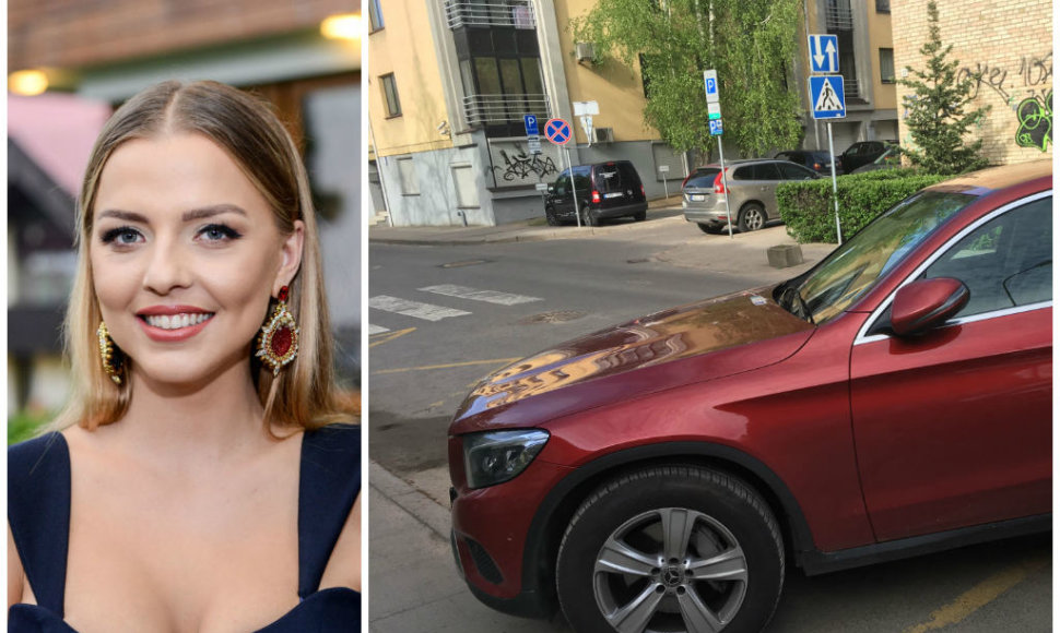 Vaida Skaisgirė ir jos automobilis