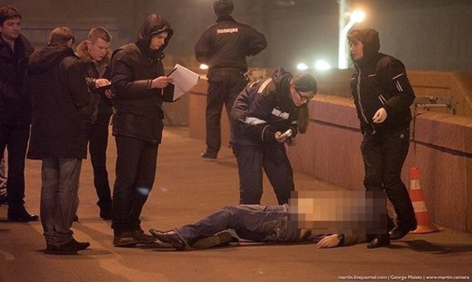 Maskvoje nušautas Borisas Nemcovas