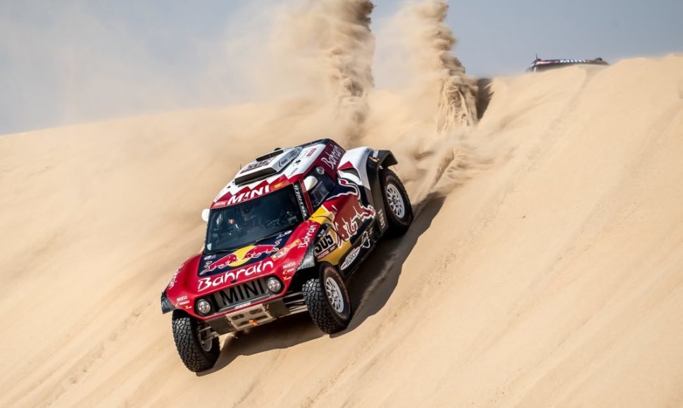 2020-ųjų Dakaro ralio nugalėtojas MINI John Cooper Works Buggy. (BMW Group nuotrauka)