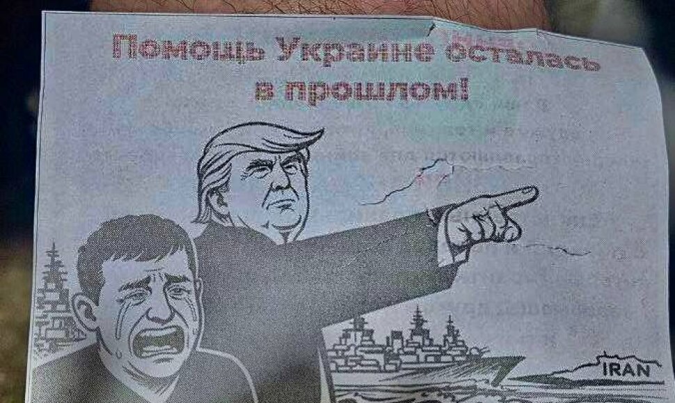 Rusijos propagandinė skrajutė