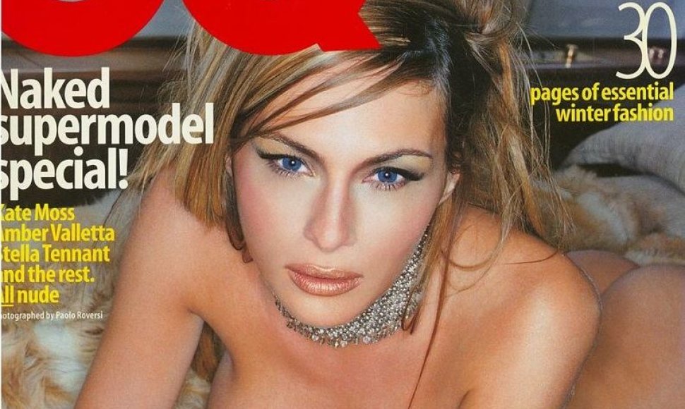 Melania Trump ant žurnalo GQ viršelio (2000 m.)