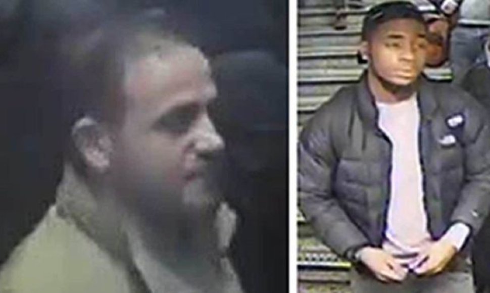 Didžiosios Britanijos  dėl incidento Londone pareigūnai ieško dviejų vyrų 