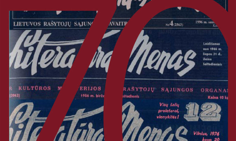 Savaitraščio „Literatūra ir menas“ 2016 m. viršelis