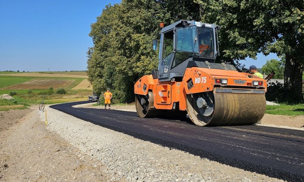 Kelių asfaltavimas Vilniaus rajone