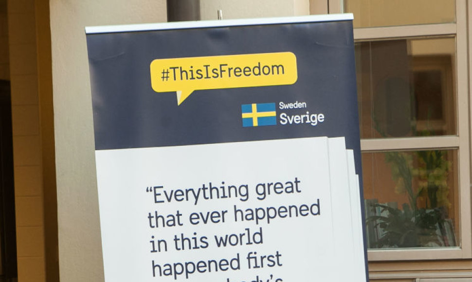 Švedijos ambasada kviečia moksleivius rašyti, ką jiems reiškia „laisvė“