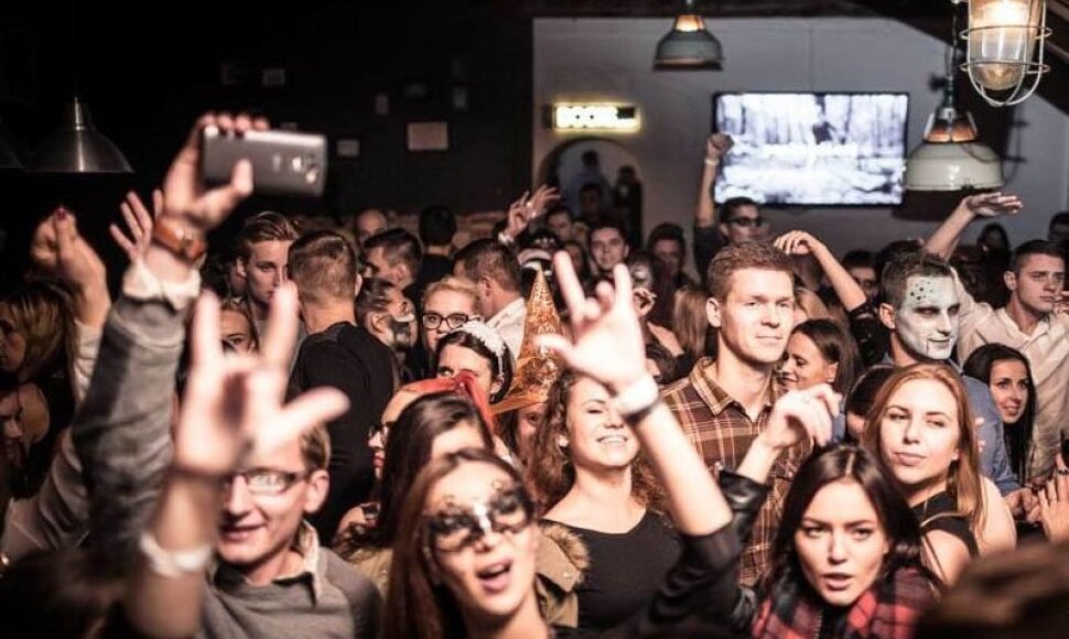 Vakarėlio Kauno klube &bdquo;G-Loft&ldquo; akimirka