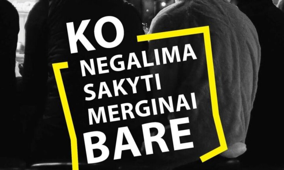 Knyga „Ko negalima sakyti merginai bare“