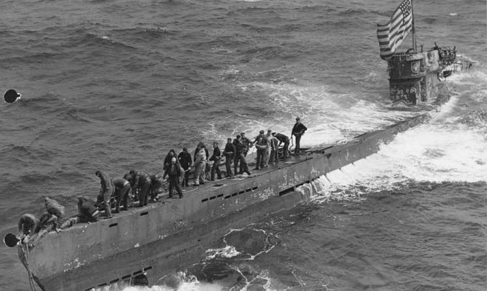 „U-505“ netrukus po užėmimo