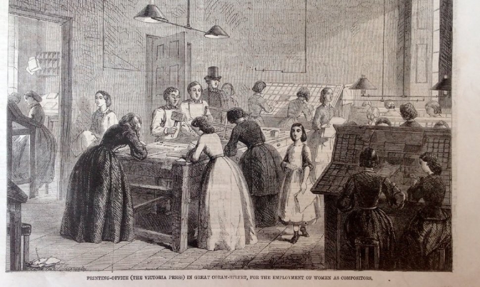 „Victoria Press“ 1861 m.