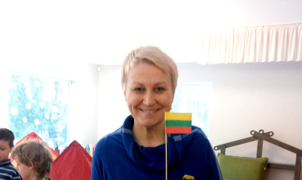 ,,Tele bim-bam“ darželio įkūrėja ir viena iš akcijos ,,Lietuvai ir man“ ambasadorių Neringa Čereškevičienė