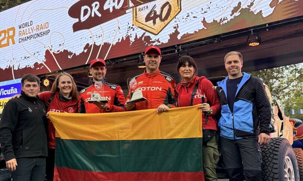 „Izoton Sport“ ekipažas iškovojo antrąją vietą Argentinoje
