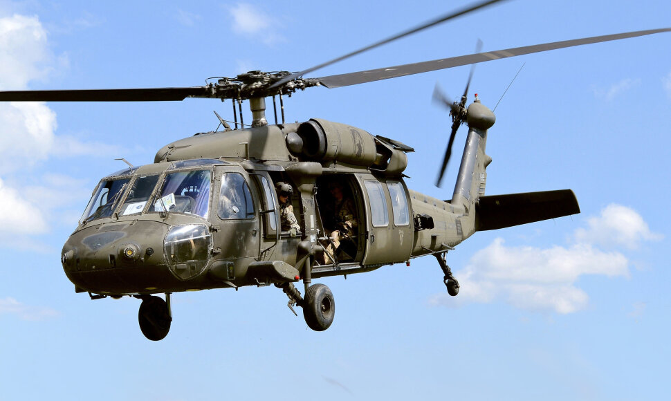 JAV sraigtasparnis &bdquo;Black Hawk Sikorsky H-60&ldquo;