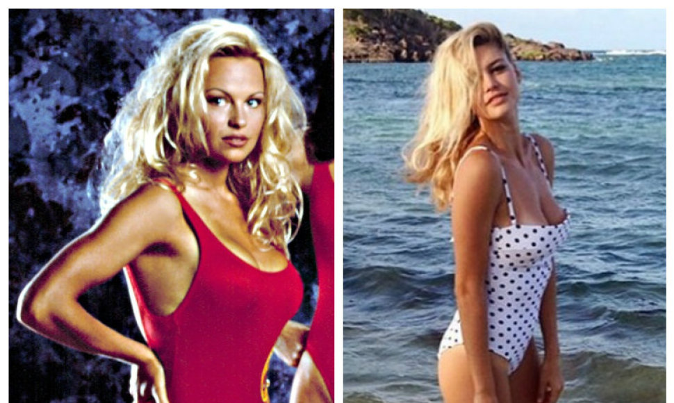 Pamela Anderson ir Kelly Rohrbach