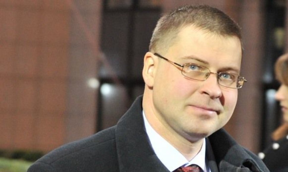 Latvijos ministras pirmininkas Valdis Dombrovskis