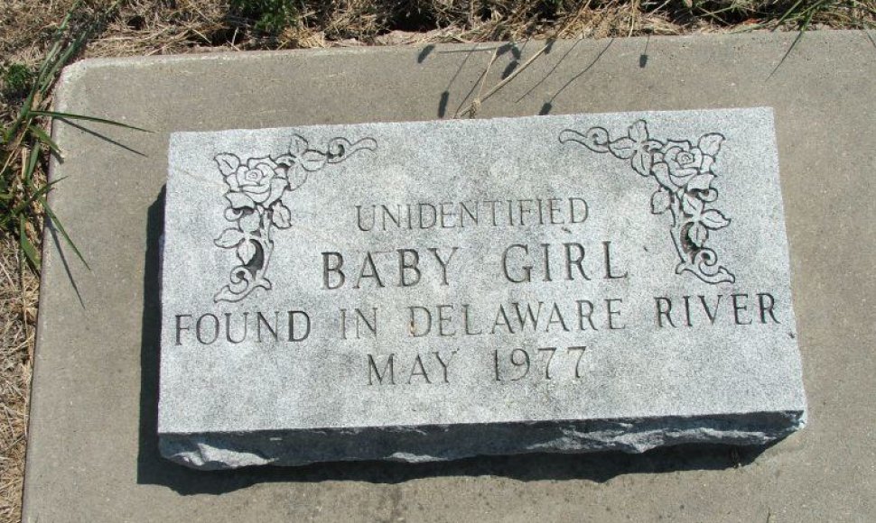 Neatpažinto kūdikio kapas Kanzaso valstijoje 