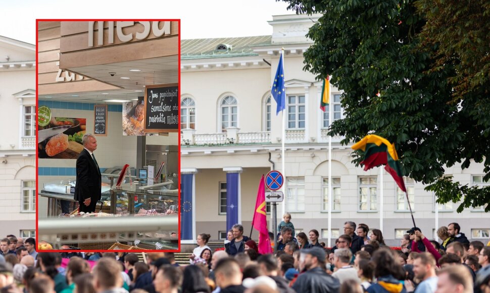 Protestas ir Prezidentas Gitanas Nausėda