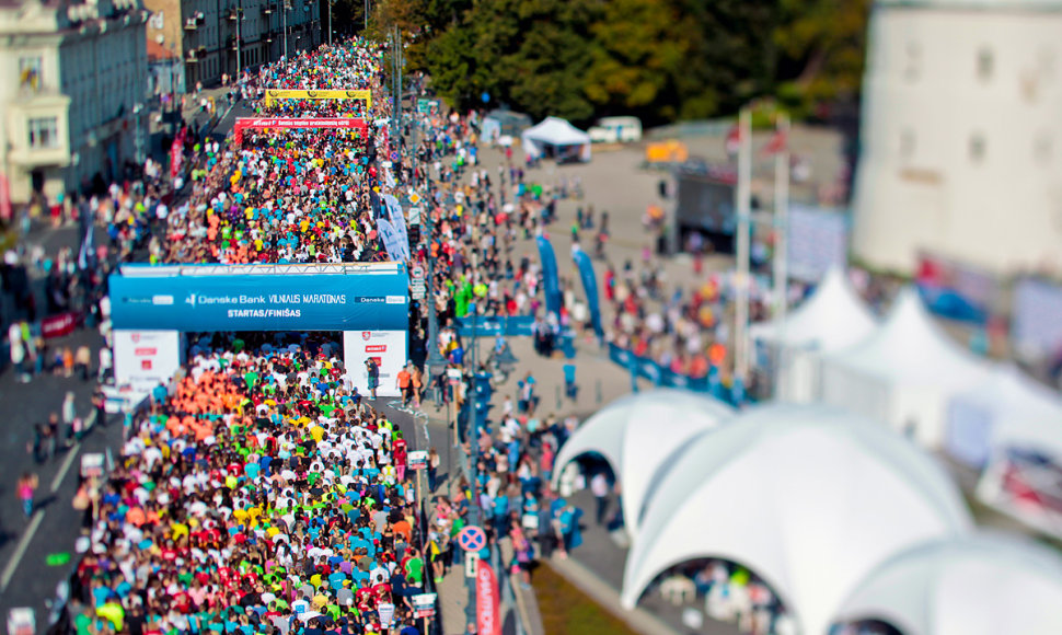 „Danske Bank Vilniaus maratono“ varžybų startas