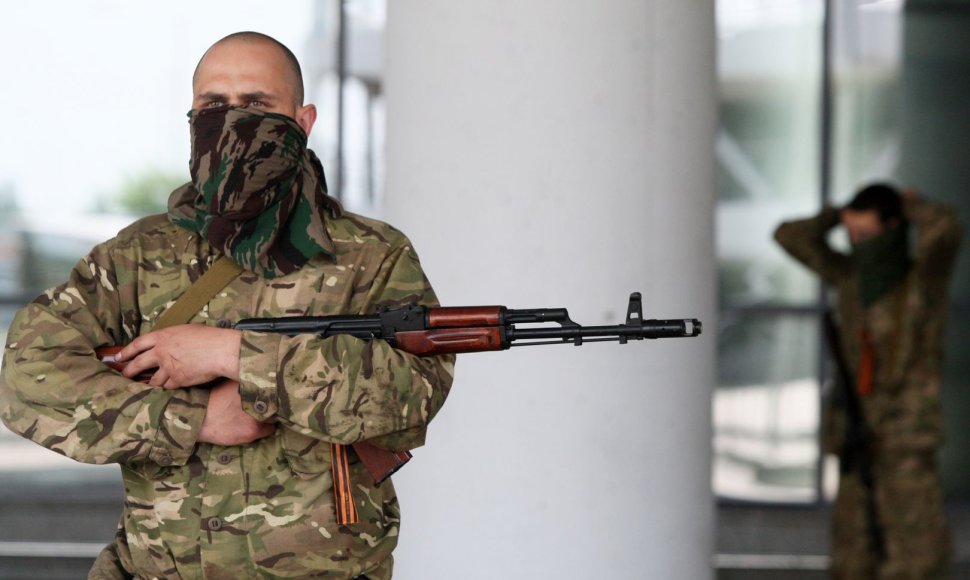 Prorusų teroristai Donecko oro uoste