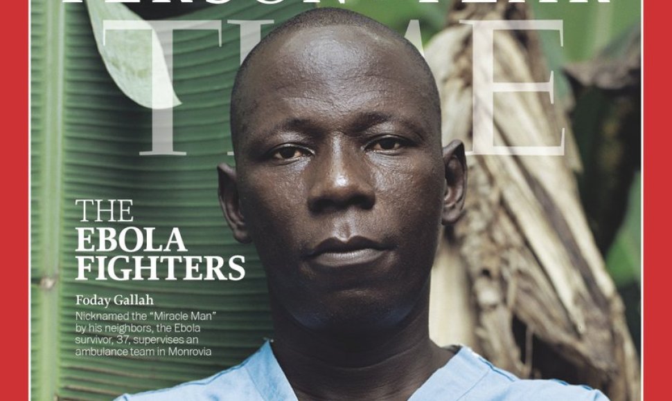 Žurnalo "Time" viršelyje - medikai, kovojantys su Ebolos virusu