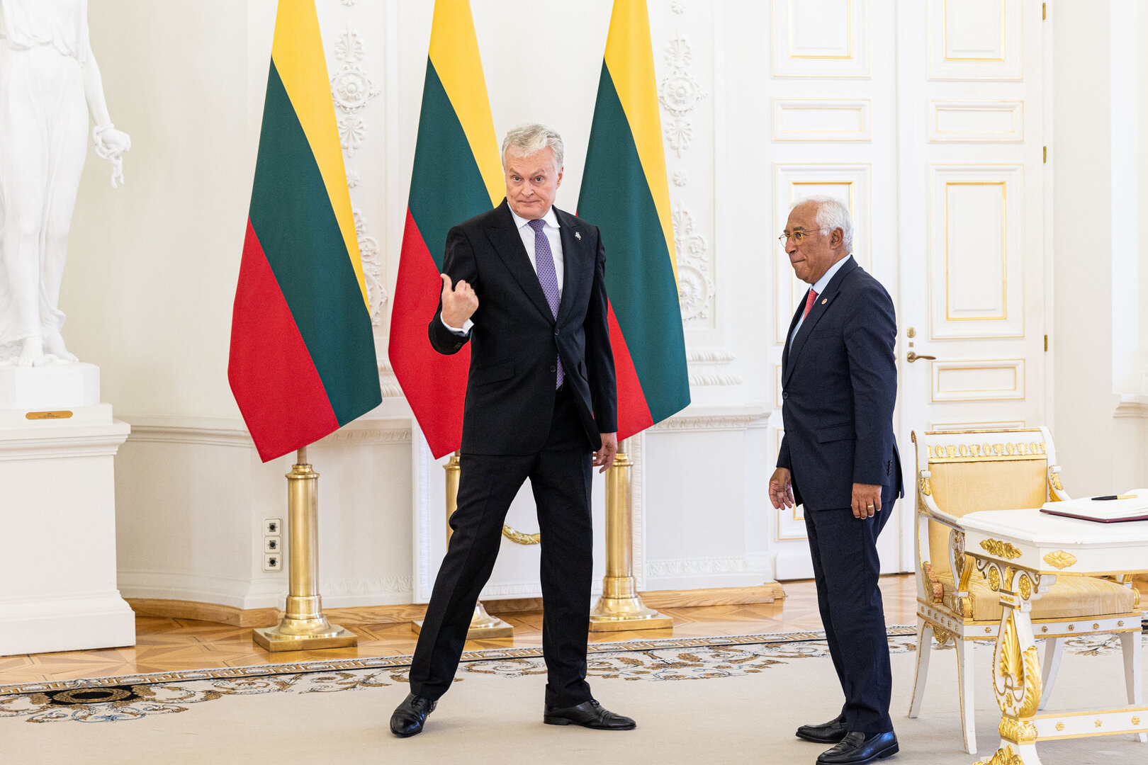 Gitanas Nausėda, Ant&oacute;nio Costa
