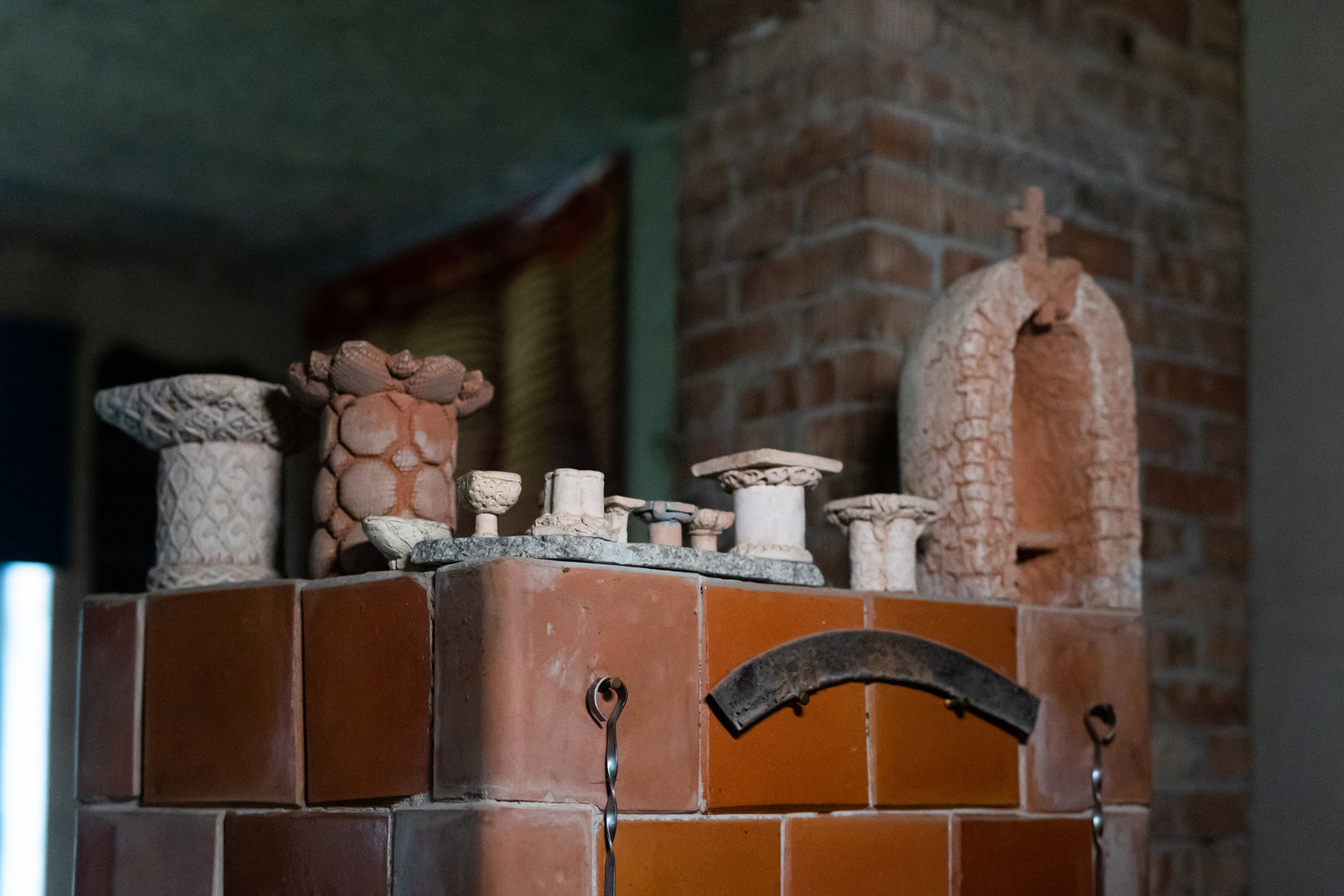 Svečiuose pas skulptorių Rimantą Sakalauską