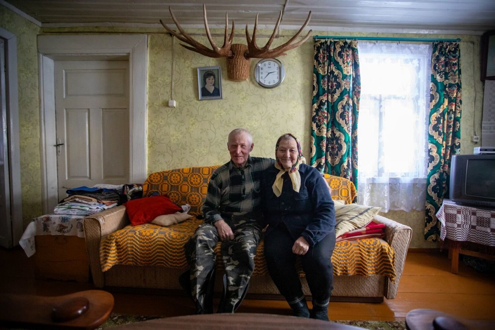 Žiema Romualdo ir Antaninos sodyboje Musteikoje