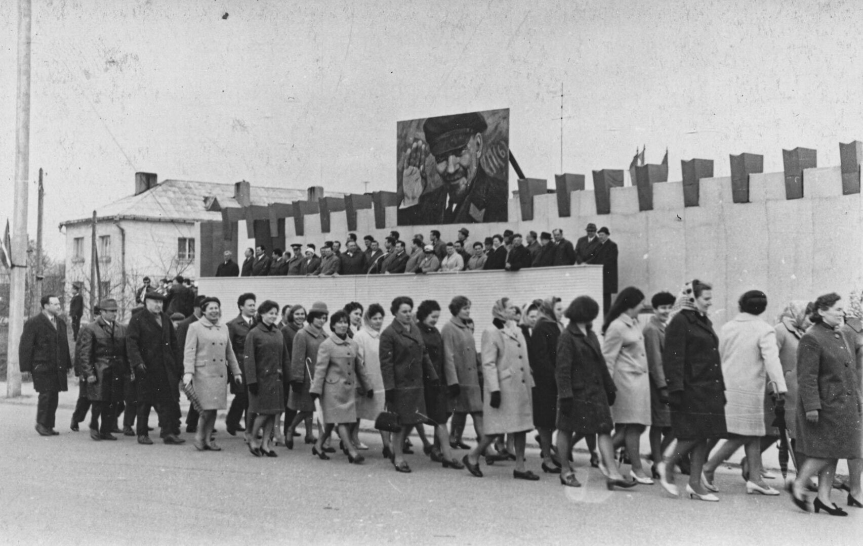 Demonstracija Anyk&scaron;čiuose. XX a. 8 de&scaron;. I p.