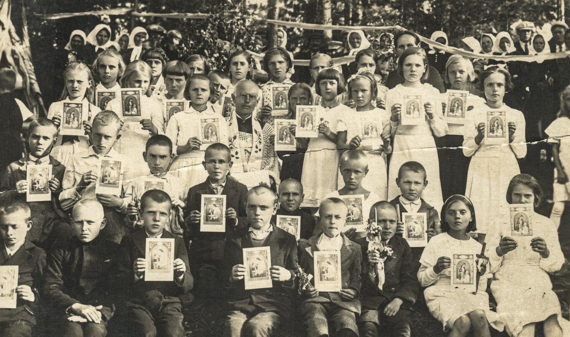 Pirmos Komunijos atminimui. Žiobi&scaron;kis, 1938 m. gegužės 1 d.