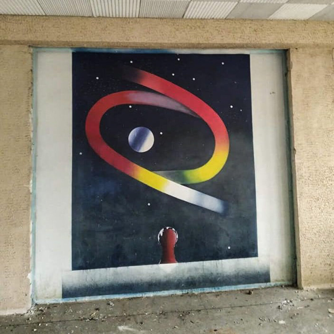 Vilniaus &bdquo;Spartos&ldquo; gamykloje buvęs nežinomo autoriaus pie&scaron;inys.