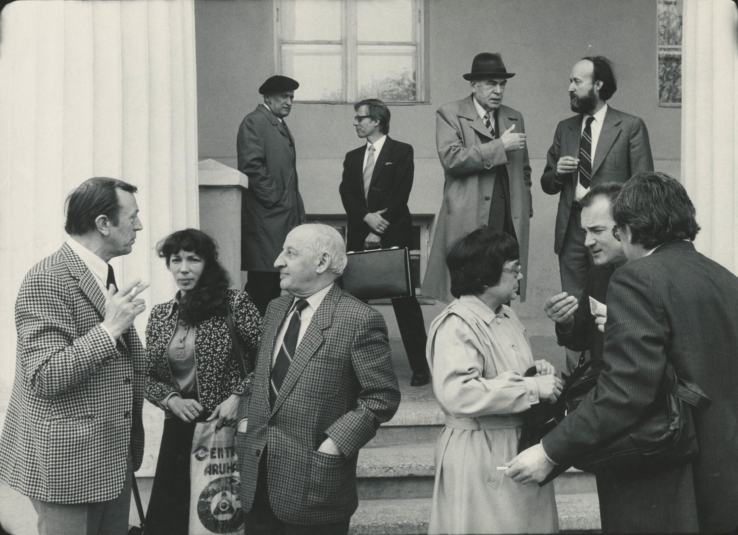 TSRS kinematografininkų sekretoriatas po diskusijų. Vilnius. 1983 m.