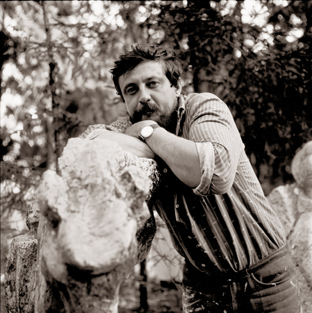 Vladas Kančiauskas (g. 1945), skulptorius, 1995