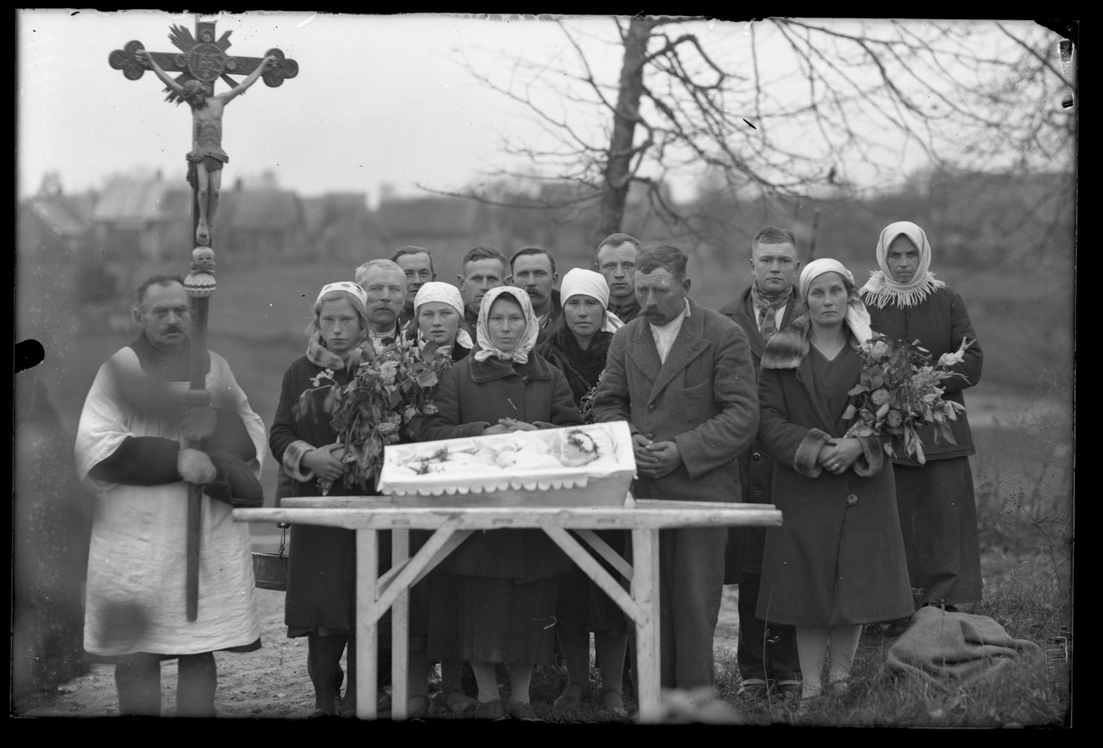 Vaiko laidotuvės. 1933 m.