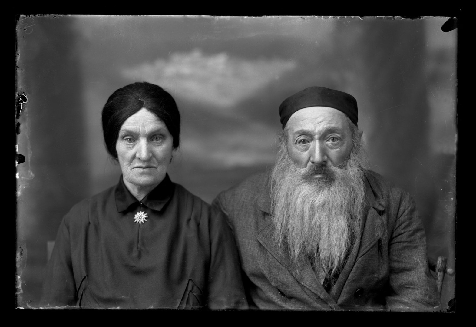 Močiutė su seneliu. 1929 m.
