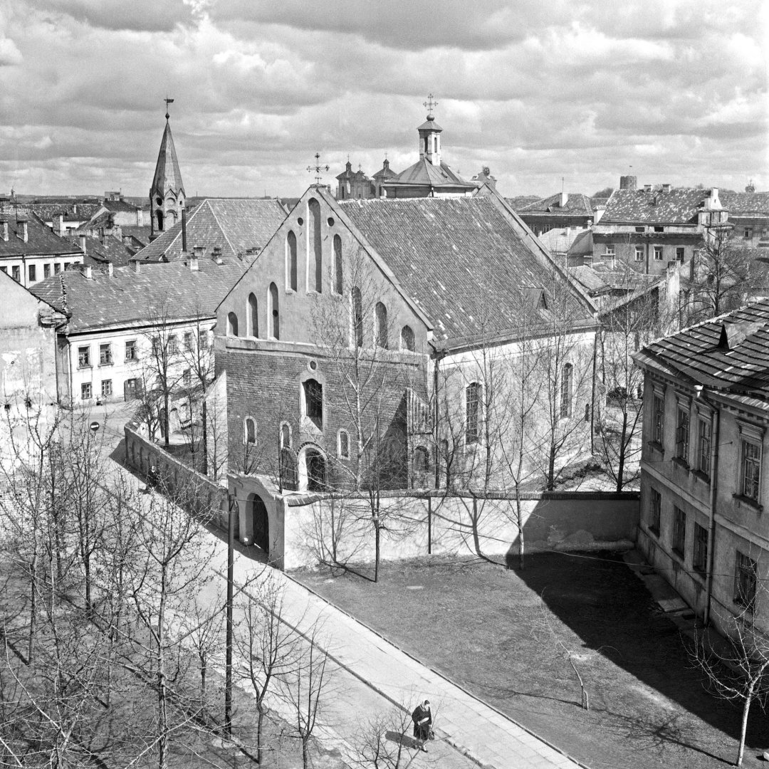 &Scaron;v. Mikalojaus bažnyčia nuo Paminklų konservavimo instituto, 1970