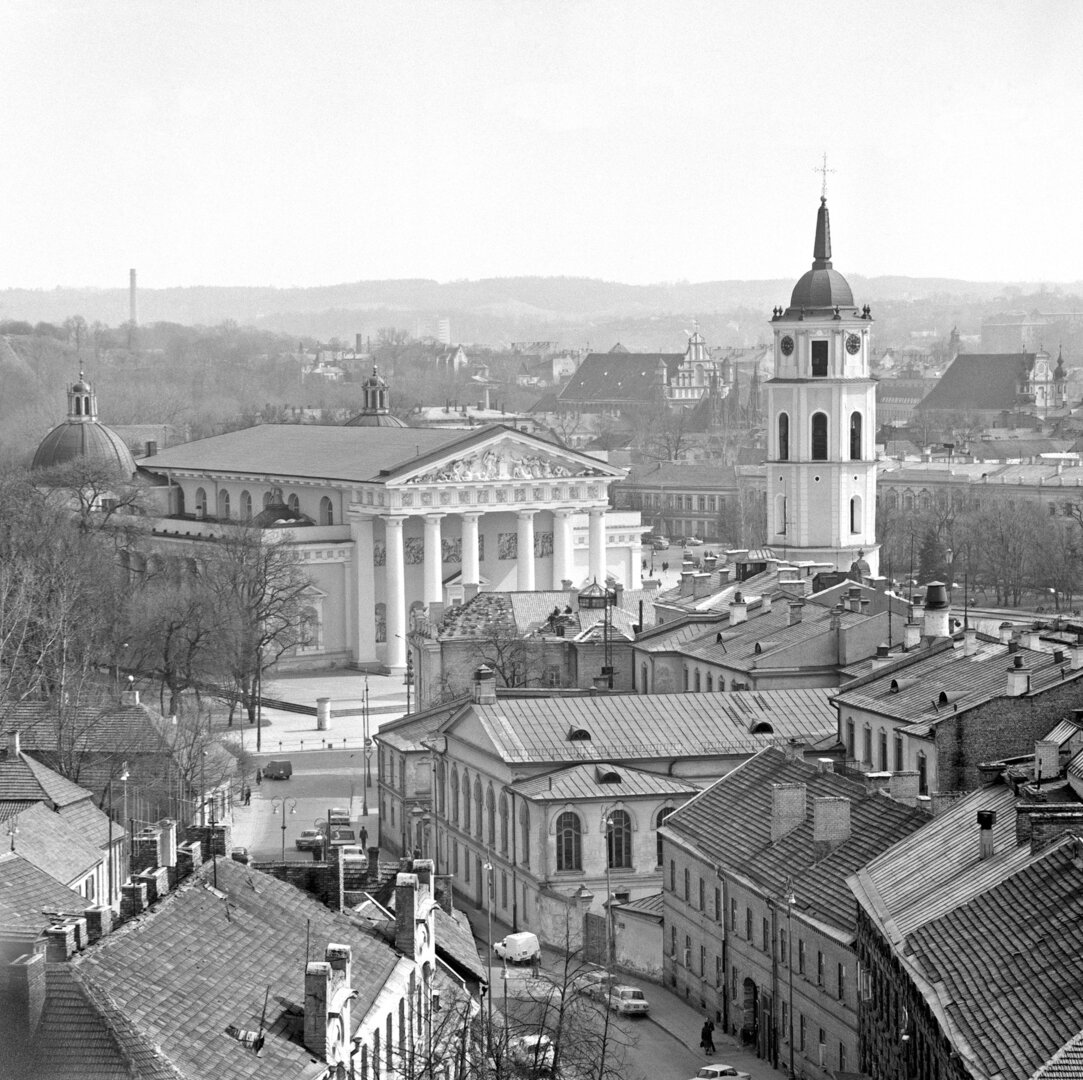 Katedra nuo &Scaron;v. Jurgio bažnyčios stogo, 1978