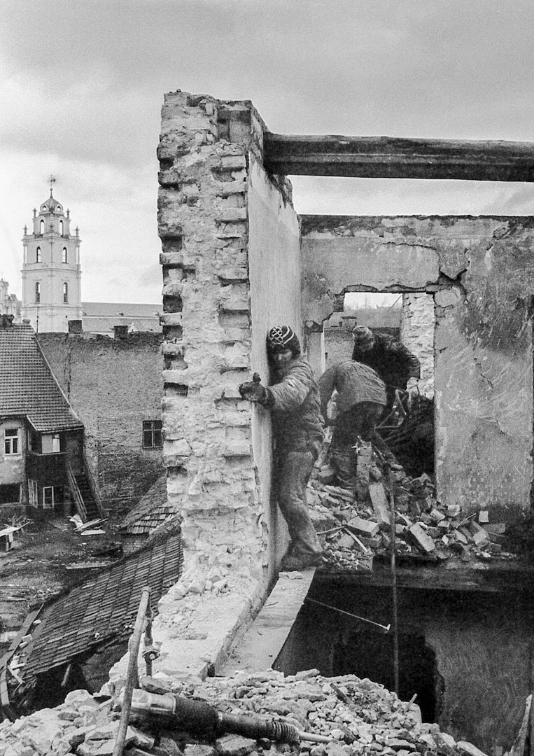Vilniaus senamiesčio renovacija, 1990