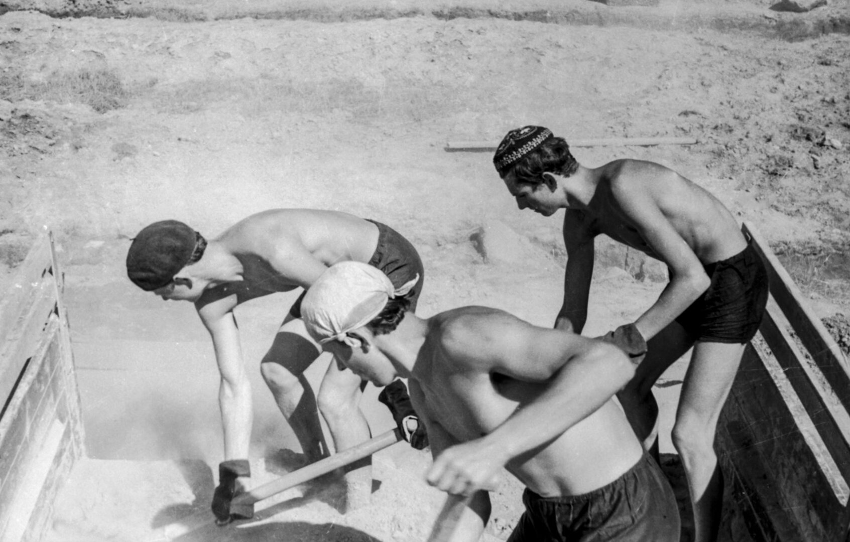 Studentų praktika. Jurbarko rajonas, 1958